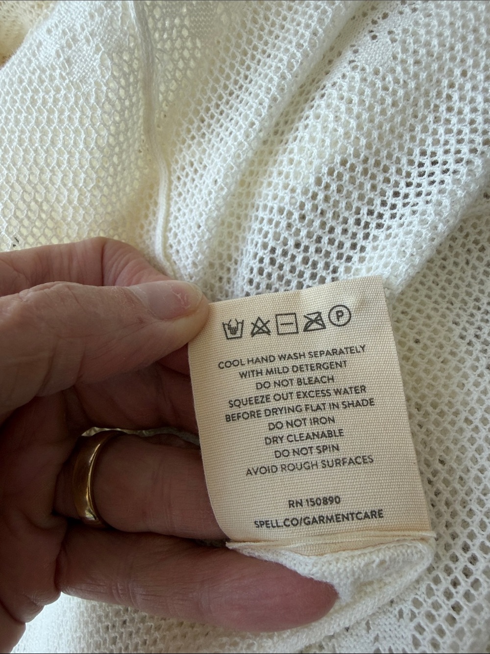 Spell Satine Knit Gown  Organic Cotton Small NWOT - Picture 11 of 13